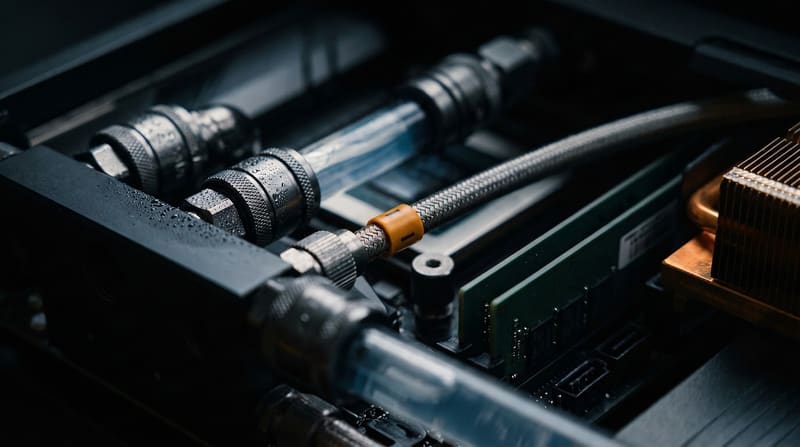 Liquid cooling detail